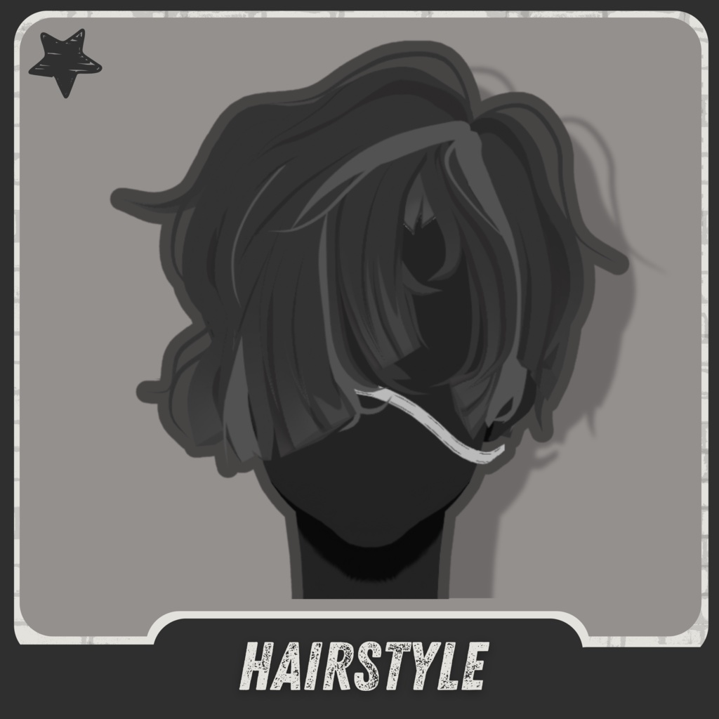 | ๐๐๐๐๐ | Short Hair #2 Recolorable