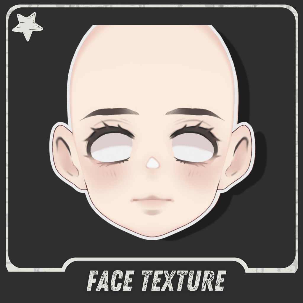 | ๐๐๐๐๐ | Full Face Texture #1 (+Eyebrows,Eyeliner)
