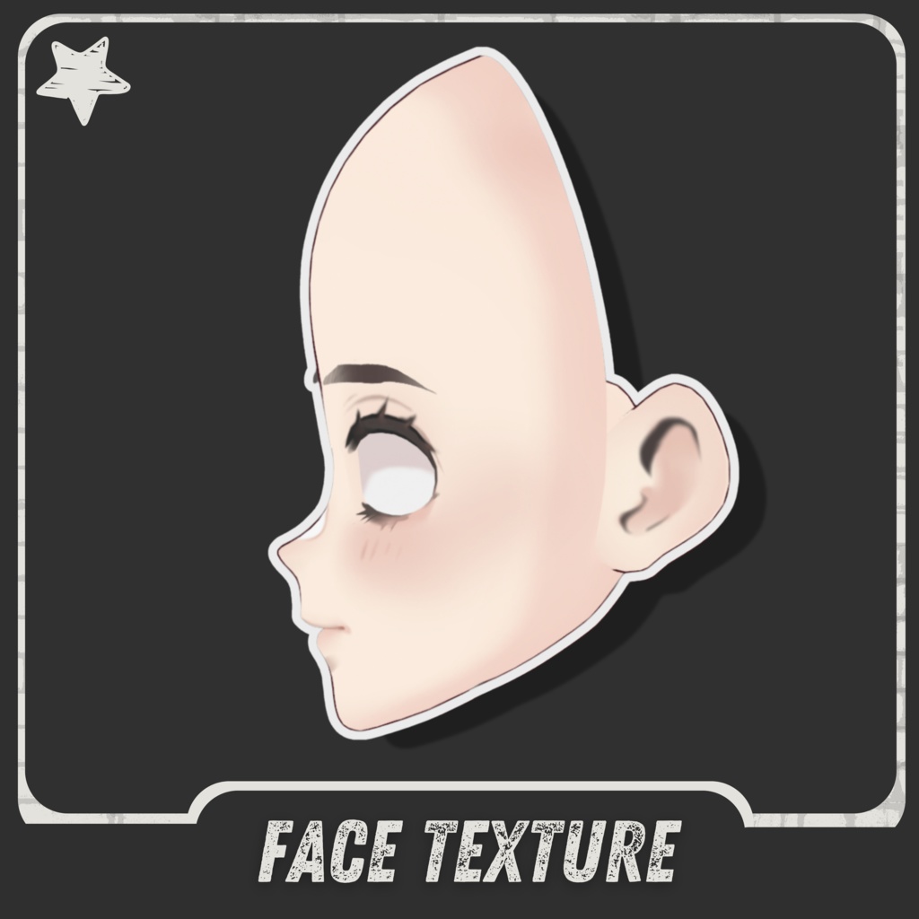 | ๐๐๐๐๐ | Full Face Texture #1 (+Eyebrows,Eyeliner)