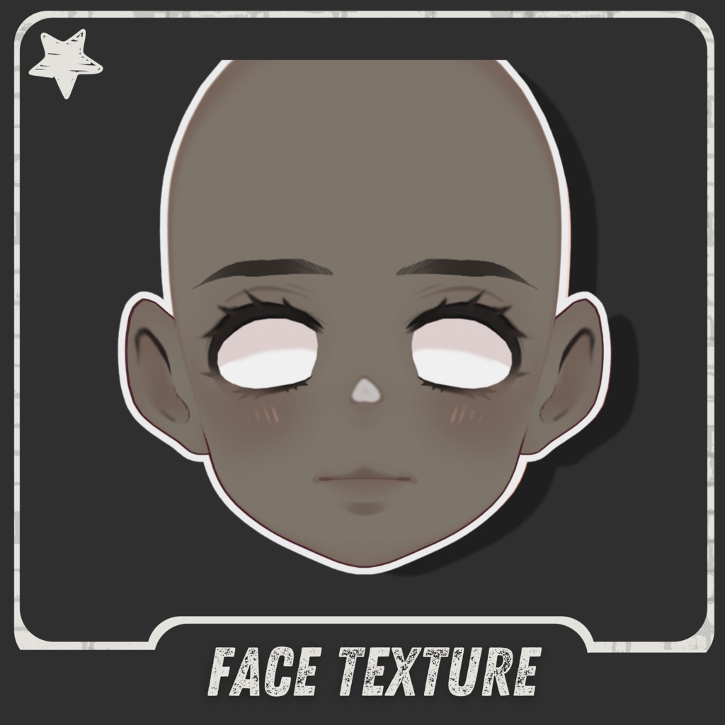 | ๐๐๐๐๐ | Full Face Texture #1 (+Eyebrows,Eyeliner)