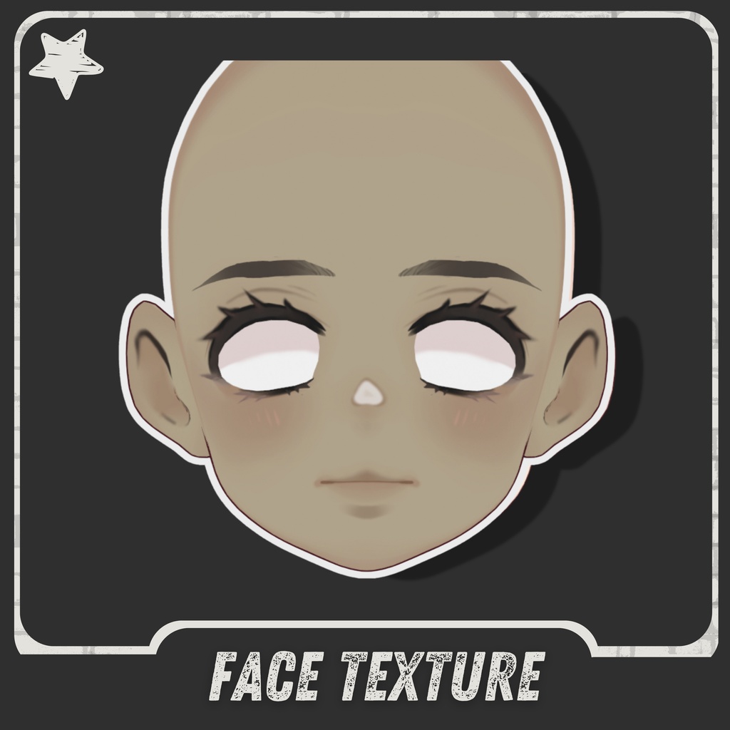 | ๐๐๐๐๐ | Full Face Texture #1 (+Eyebrows,Eyeliner)