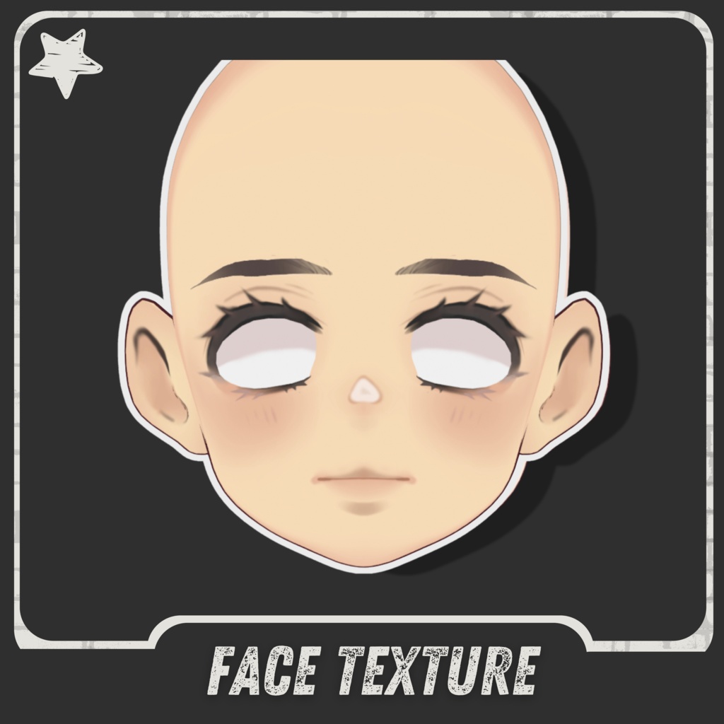 | ๐๐๐๐๐ | Full Face Texture #1 (+Eyebrows,Eyeliner)
