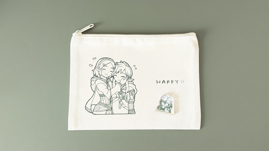 【おまけ付き】ゼルダとリンクのよしよしポーチ