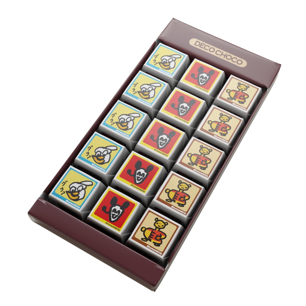 はっち画伯のお土産用チョコ