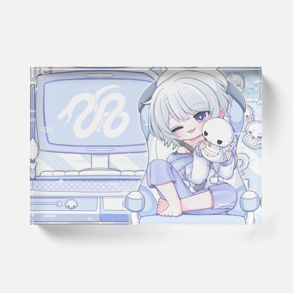 げーみんぐにょろ【アクリルブロック】