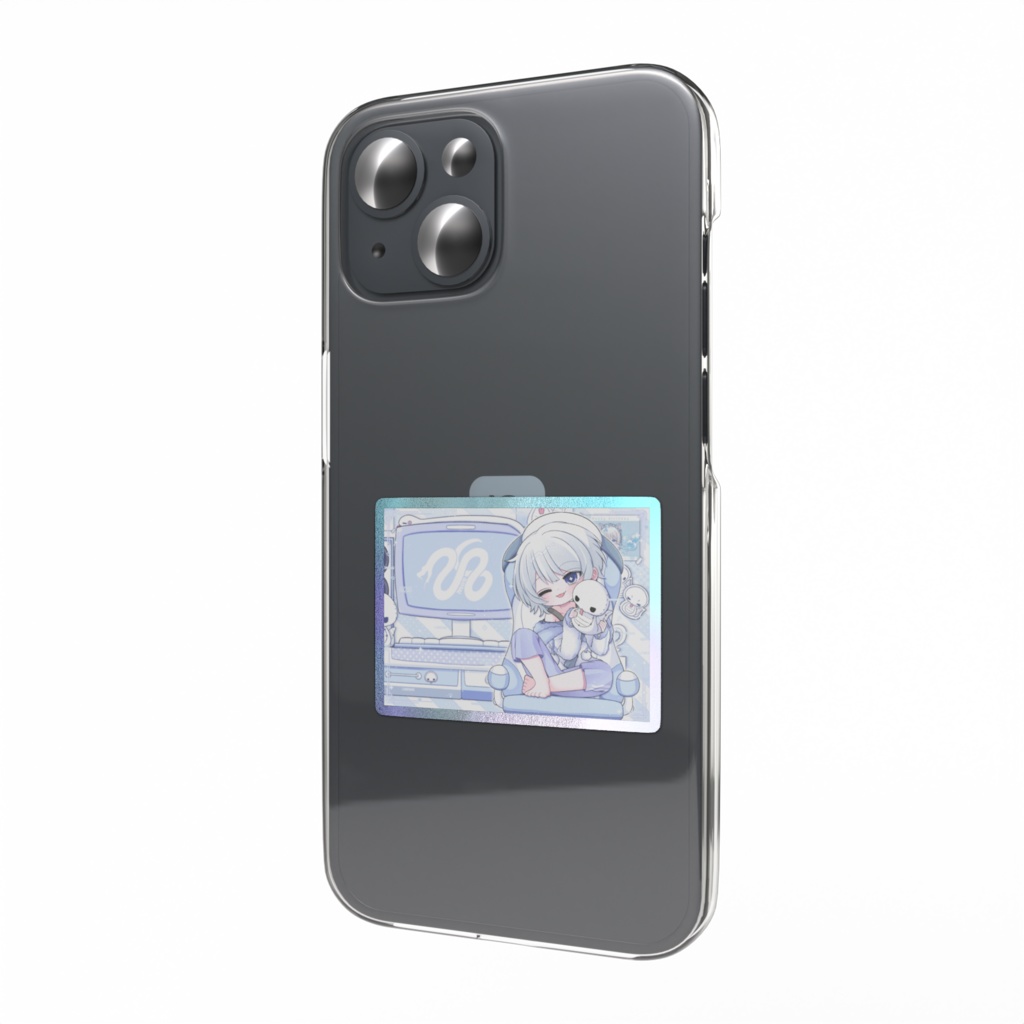 げーみんぐにょろ【オーロラスマホステッカー②】