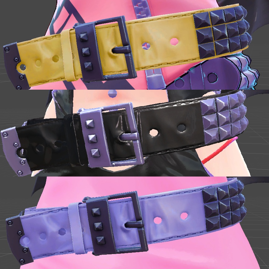 【オリジナル3Dコスチューム】サキュバスちゃんの重いベルト