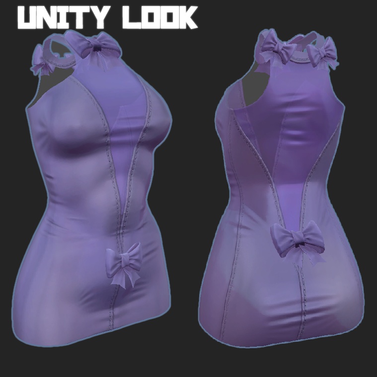 【オリジナル3Dコスチューム】サキュバスちゃんの軽いドレス