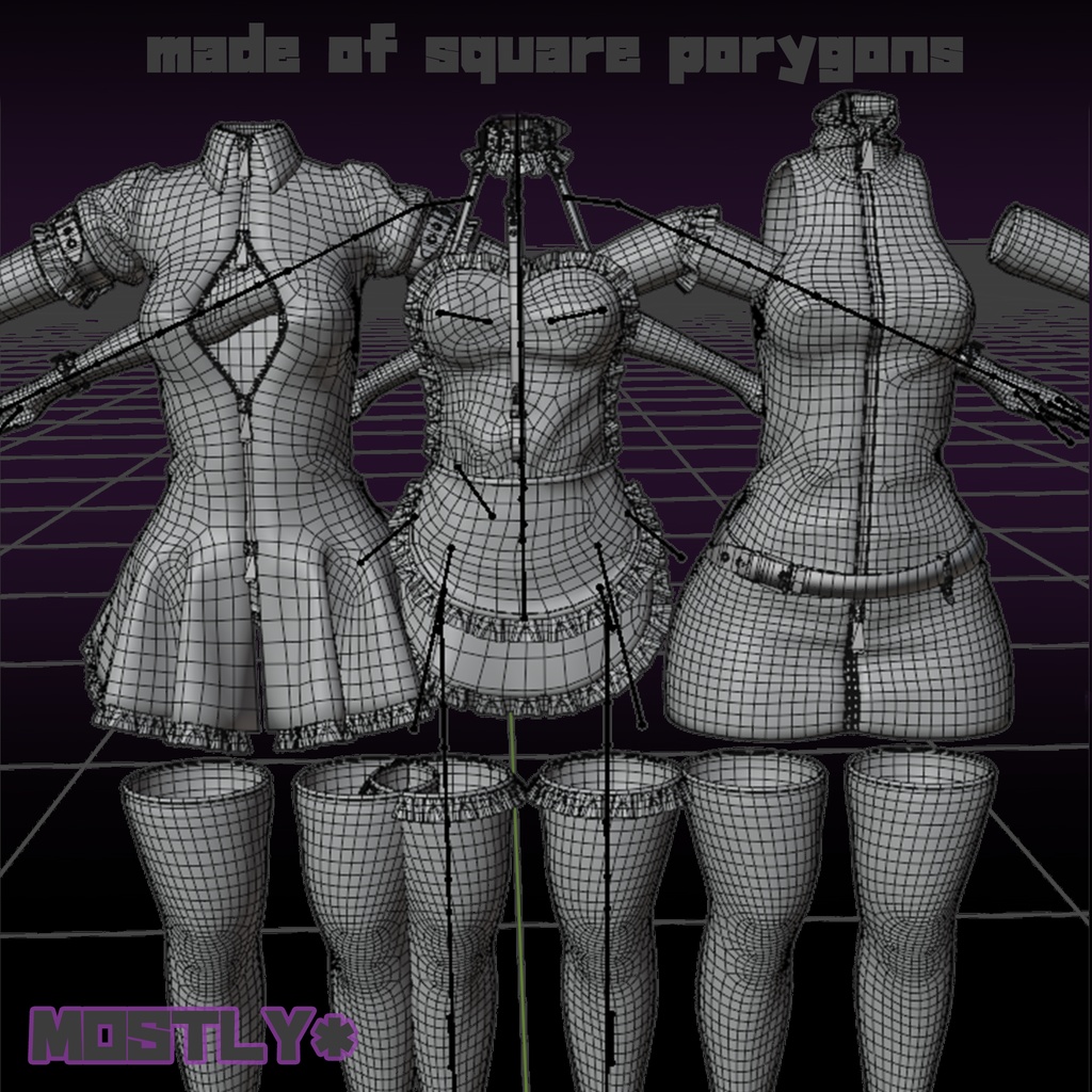 [ENG][TORIBASE][KITBASH] MAIDS AND SWEETS SET - とりにゃん - BOOTH