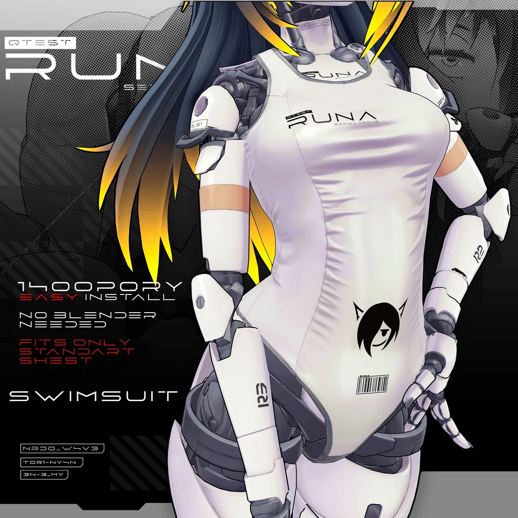 [３Dモデル] ルナ[LUNA] [アバター] MEGAPACK 2026 REMASTER [VRC]