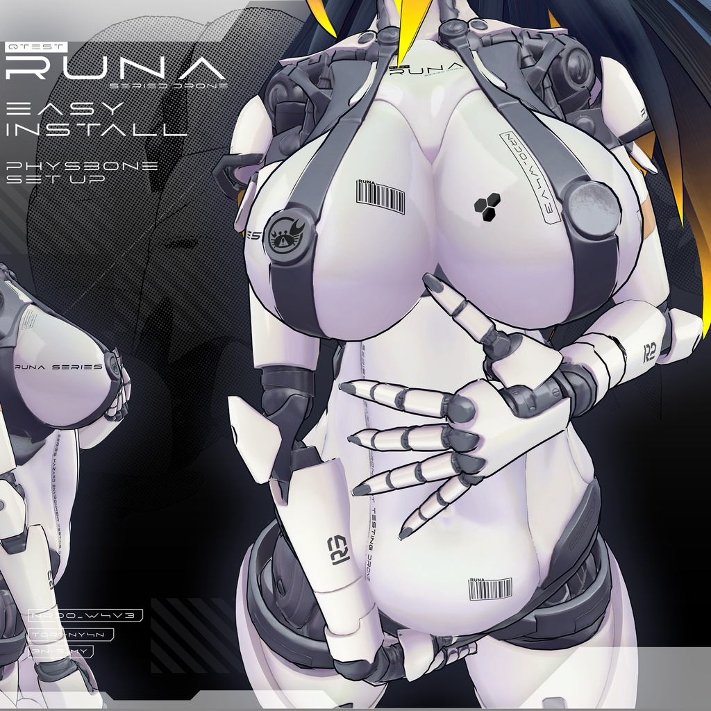 【オリジナル3Dコスチューム】B0-0BAアキュムレータ【VRC】