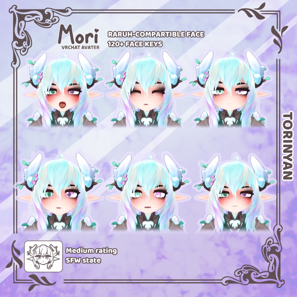 [３Dモデル] Mori [ 森 ] [アバター] [VRC]