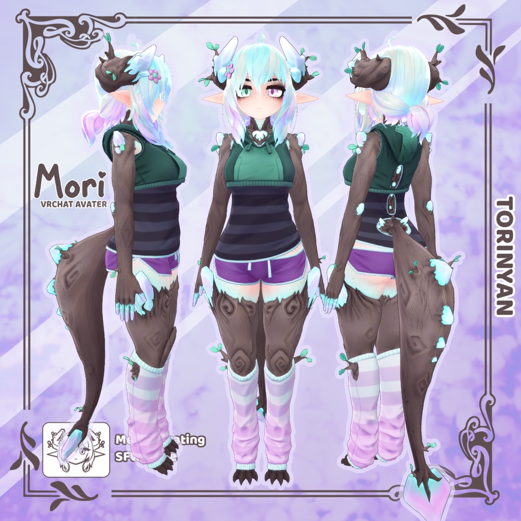 [３Dモデル] Mori [ 森 ] [アバター] [VRC]