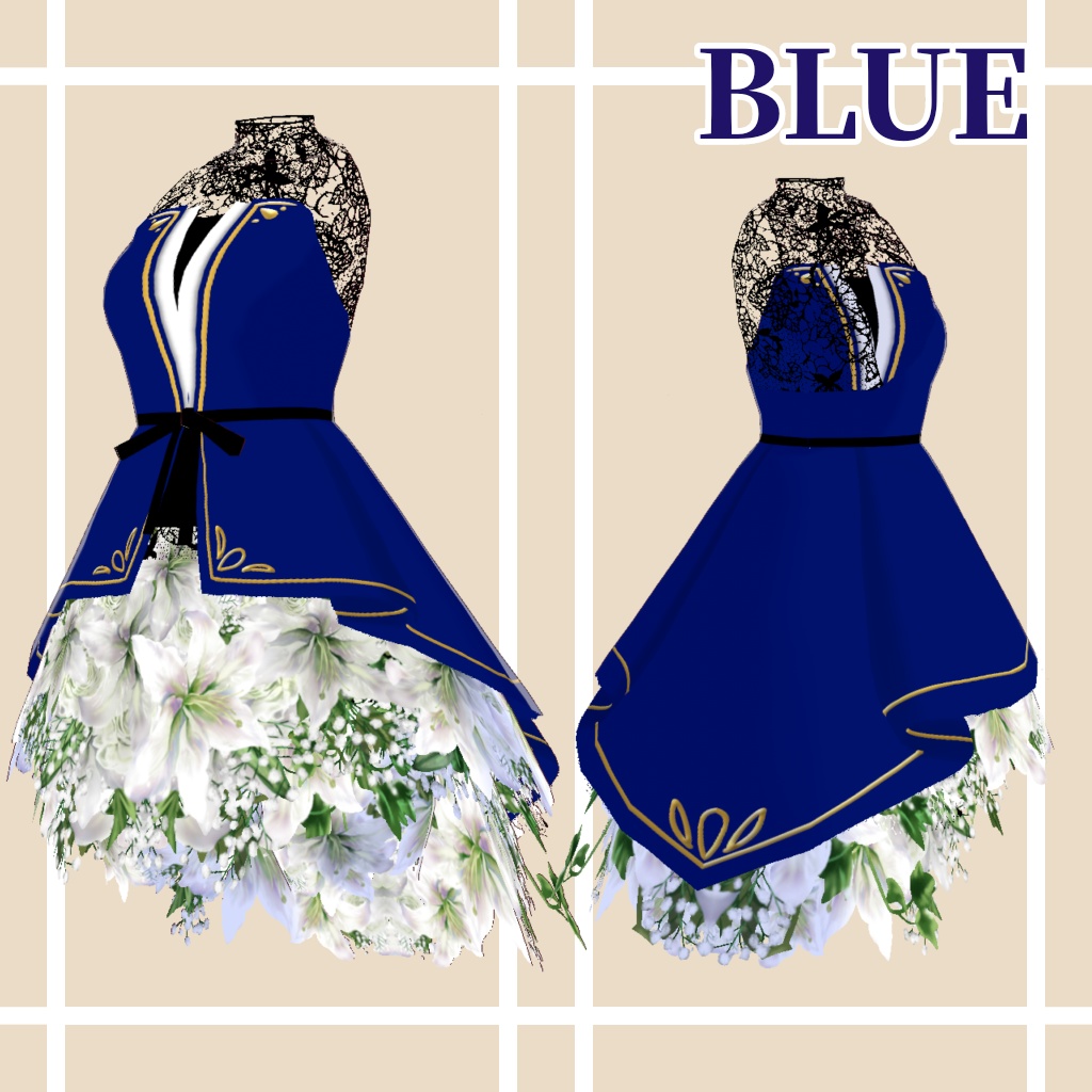 【VRoid衣装】Petal Dreams 花びらの夢