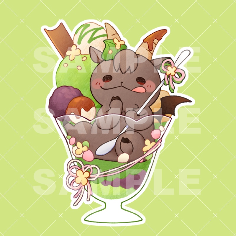 パフェアクスタ（コックス×抹茶）