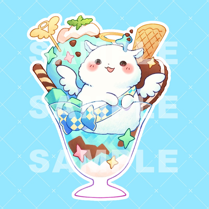 パフェアクスタ（プチエル×チョコミント）