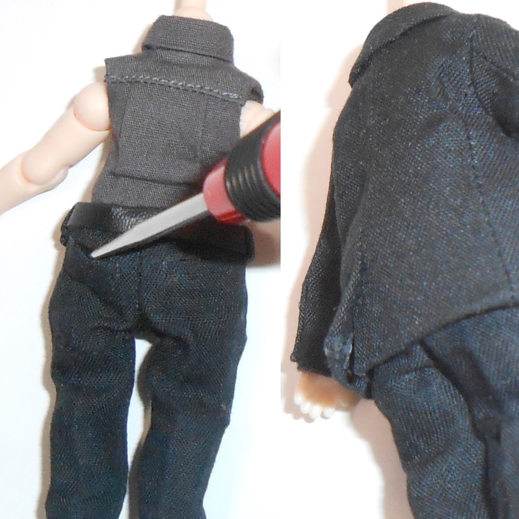 ねんどろいどどーる用 スーツセット 前閉じ