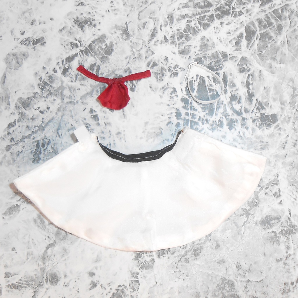 ねんどろいどどーる用 マント付き前とじ学ランセット 黒 白 2種 ハンドメイド