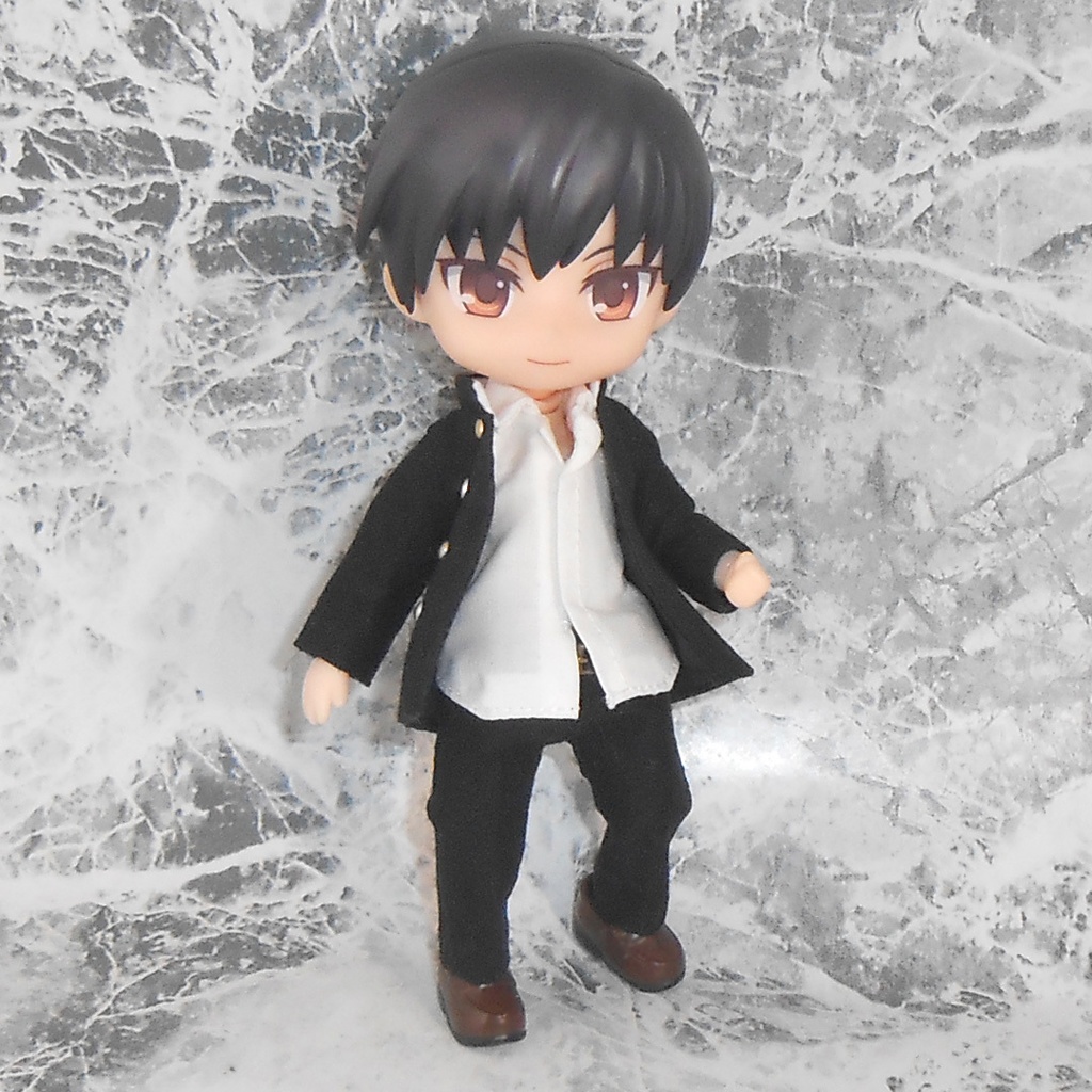 ねんどろいどどーる 前開き学ランセット 黒 ハンドメイド