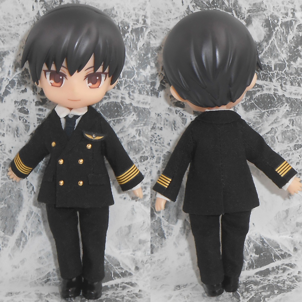 ねんどろいどどーる パイロットスーツセット 機長用 副操縦士用