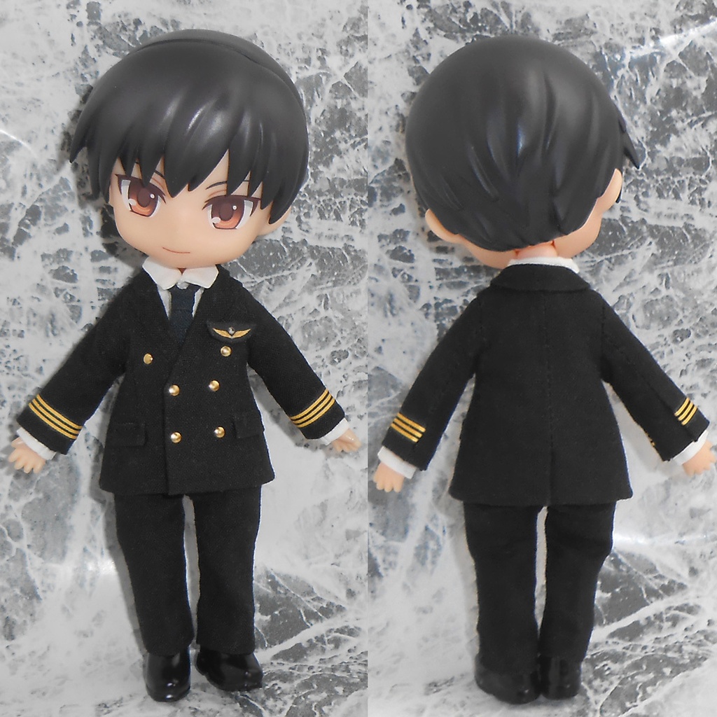 ねんどろいどどーる パイロットスーツセット 機長用 副操縦士用