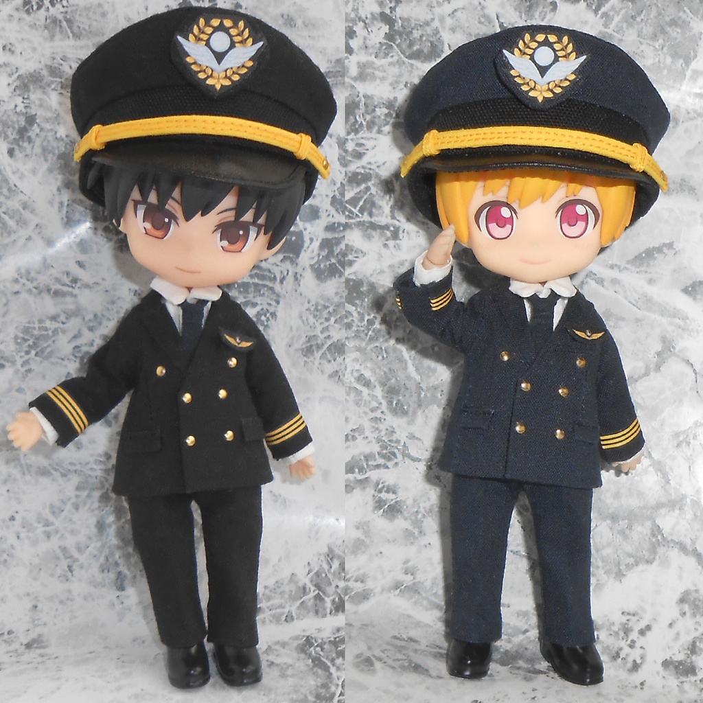 ねんどろいどどーる パイロットスーツセット 機長用 副操縦士用