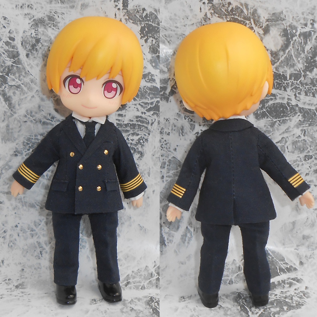 ねんどろいどどーる パイロットスーツセット 機長用 副操縦士用