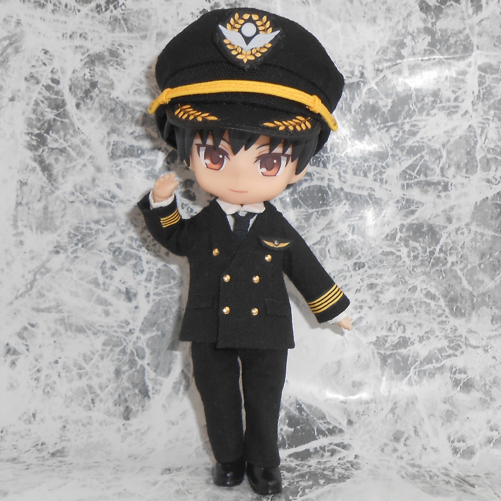 ねんどろいどどーる パイロットスーツセット 機長用 副操縦士用