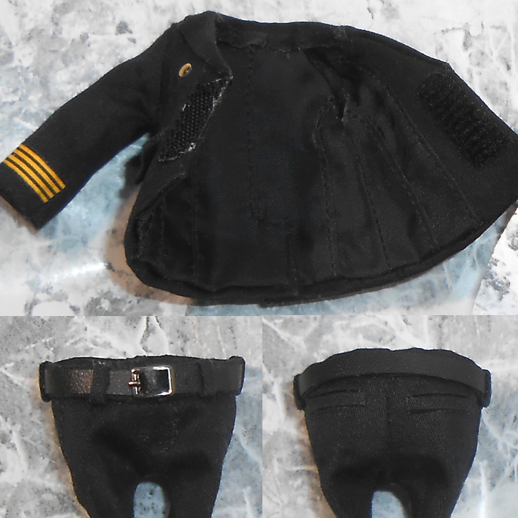 ねんどろいどどーる 【身長調整用】 パイロットスーツセット 機長服 ハンドメイド