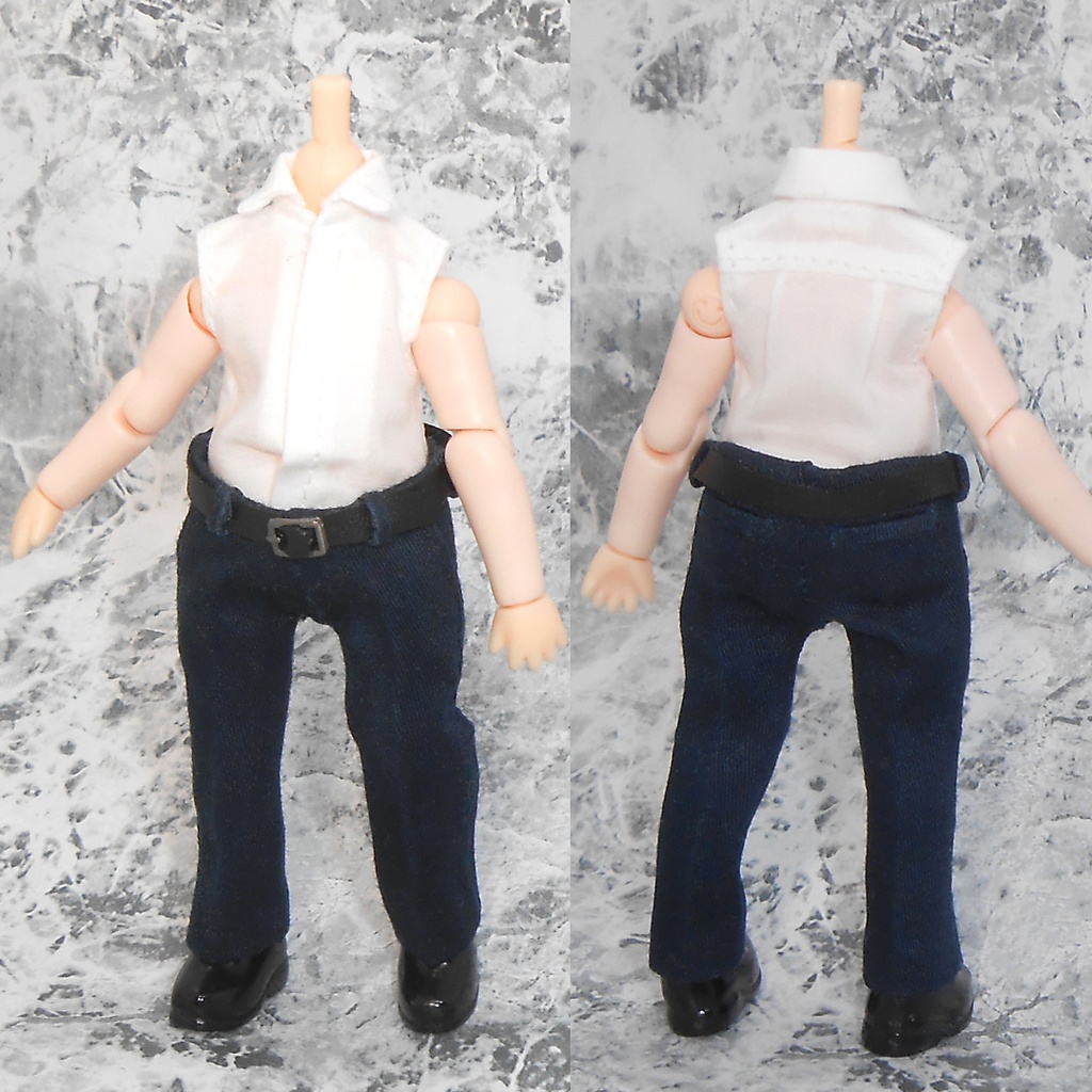 ねんどろいどどーる 【身長調整用】 パイロットスーツセット 機長服 ハンドメイド