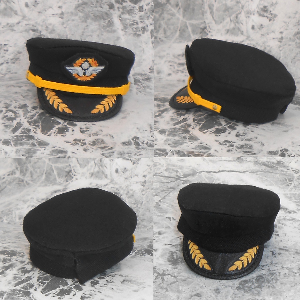 ねんどろいどどーる 【身長調整用】 パイロットスーツセット 機長服 ハンドメイド