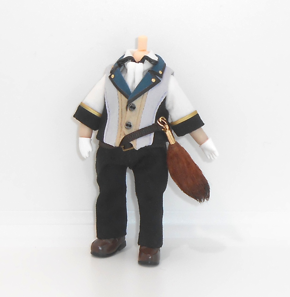 ねんどろいどどーる オビツ11 しっぽ付きベストセット ハンドメイド 服 洋服 お洋服