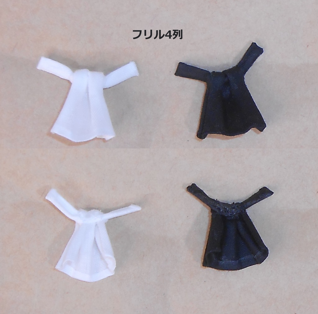 オビツ11 ねんどろいどどーる用 ジャボタイ アスコットタイ フリルタイ ハンドメイド