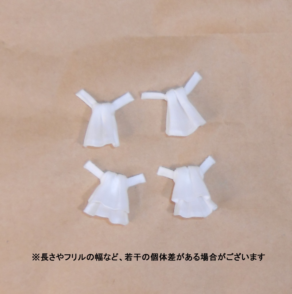 オビツ11 ねんどろいどどーる用 ジャボタイ アスコットタイ フリルタイ ハンドメイド