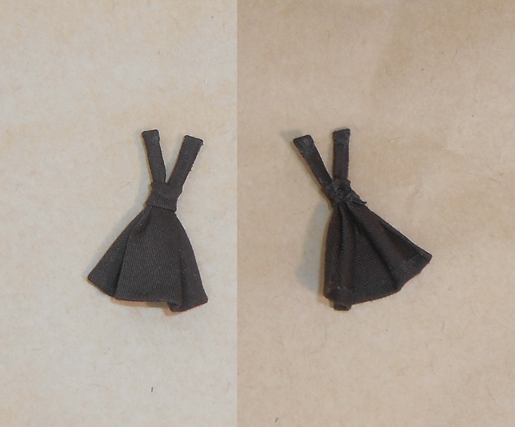 オビツ11 ねんどろいどどーる用 フリルネクタイ フリルタイ ジャボタイ ハンドメイド