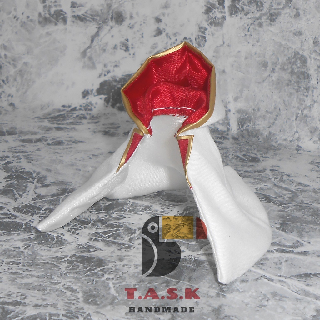 ねんどろいどどーる オビツ11用 マント マントコート 外套 フード付き 襟付き 黒 白 ハンドメイド