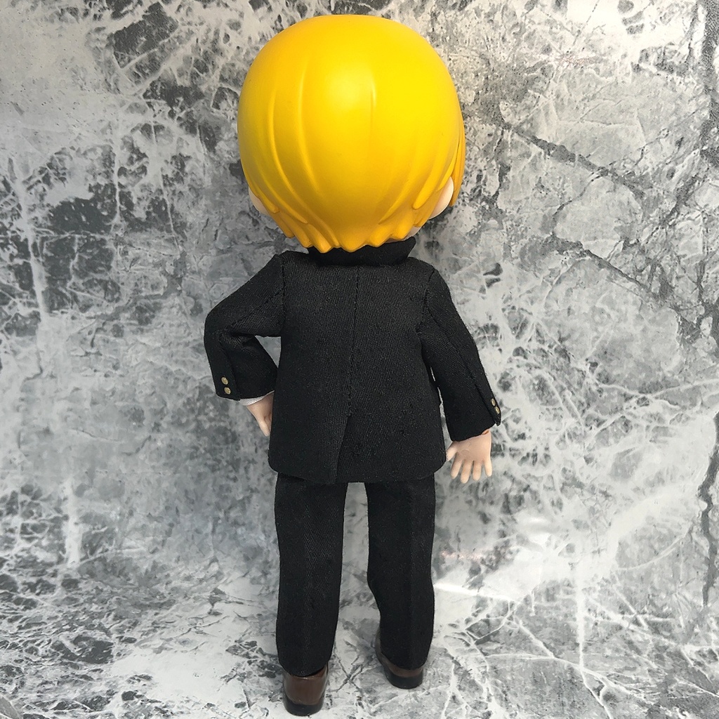 オビツ11用 前開き学ランセット 黒 2種 ハンドメイド