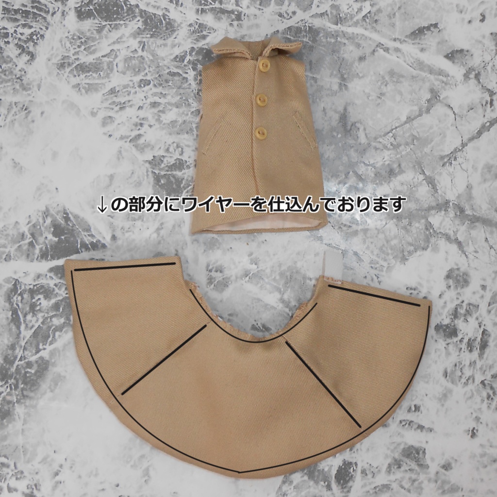 ねんどろいどどーる オビツ11用 トンビコート インバネスコート 4種 ハンドメイド