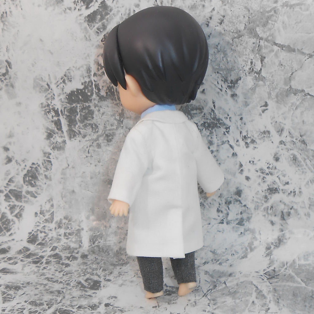ねんどろいどどーる 白衣 スクラブ 腕まくりシャツ ドール用 ハンドメイド