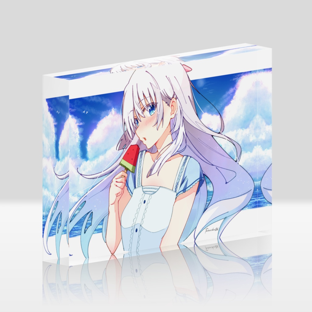 アクリルブロック 鳴瀬しろは(SummerPockets)