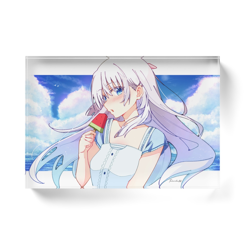 アクリルブロック 鳴瀬しろは(SummerPockets)