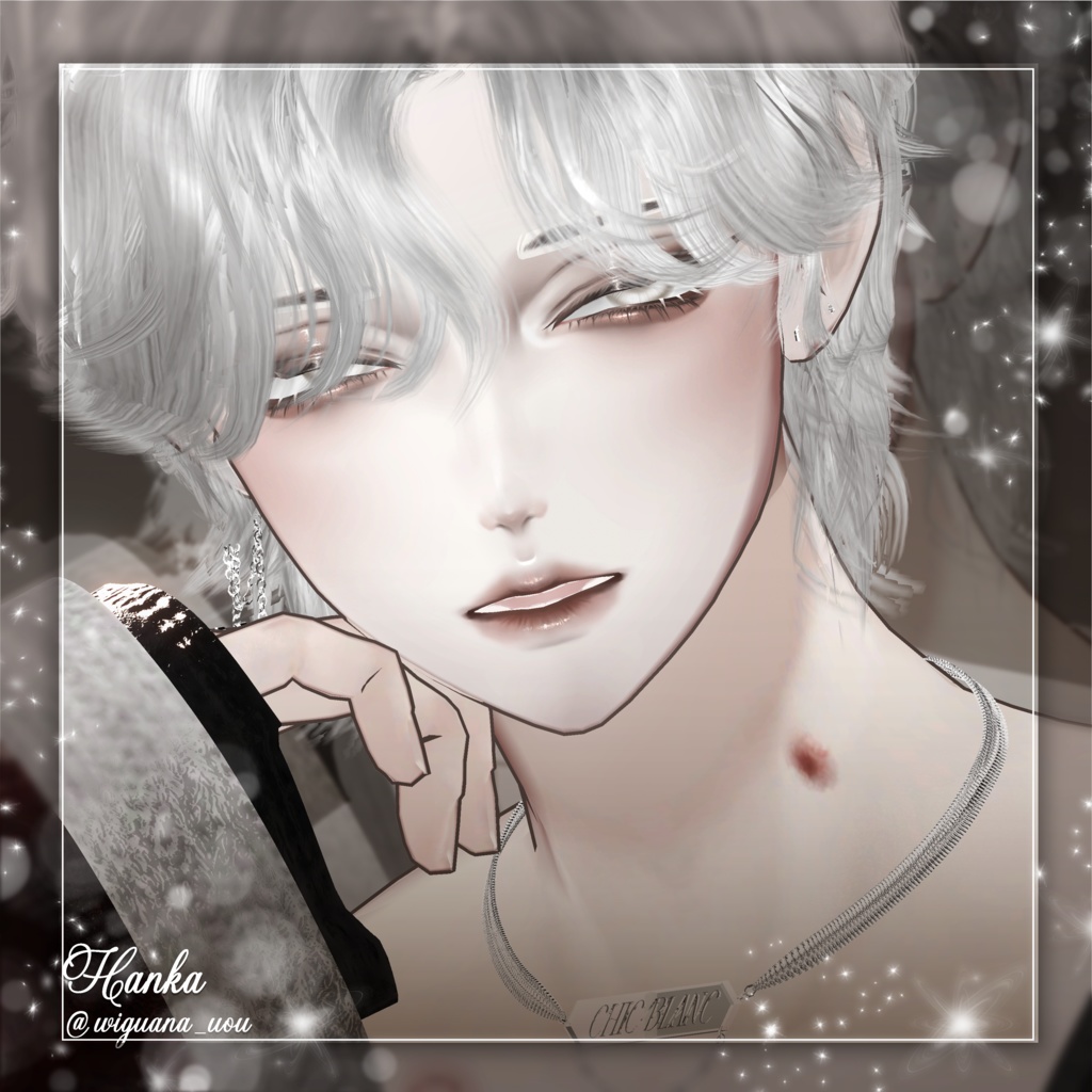 ✨SALE✨ 【 3 Men Avatars 】 Cozy Night makeup texture / Huwamon X Chic Blanc Collaboration