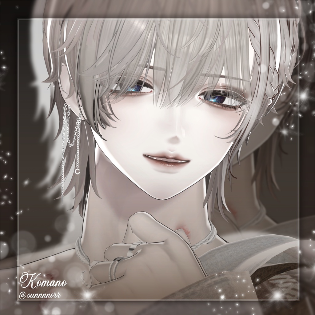 ✨SALE✨ 【 3 Men Avatars 】 Cozy Night makeup texture / Huwamon X Chic Blanc Collaboration