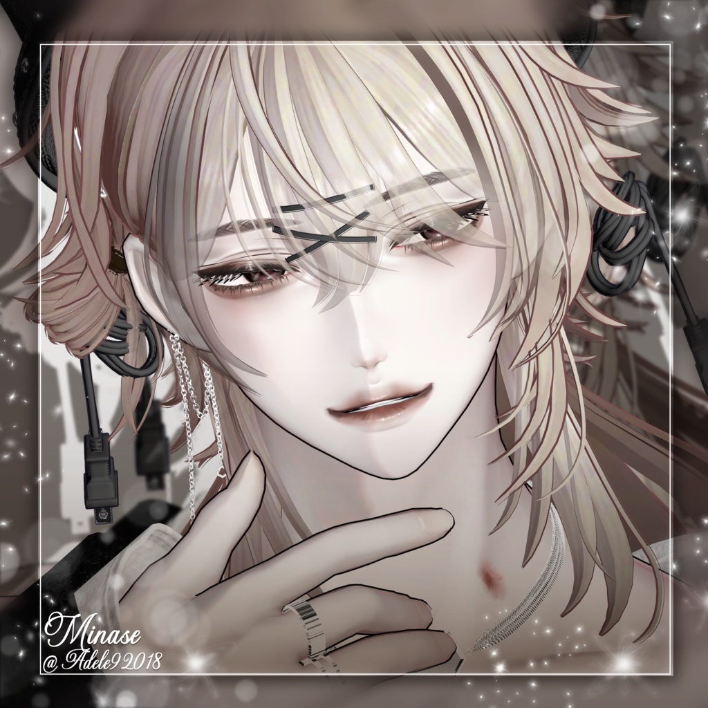 ✨SALE✨ 【 3 Men Avatars 】 Cozy Night makeup texture / Huwamon X Chic Blanc Collaboration