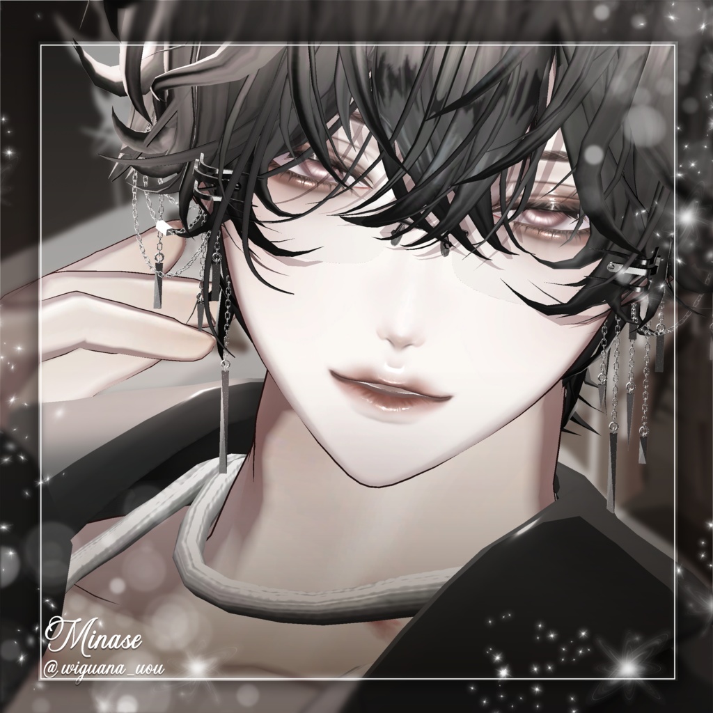 ✨SALE✨ 【 3 Men Avatars 】 Cozy Night makeup texture / Huwamon X Chic Blanc Collaboration