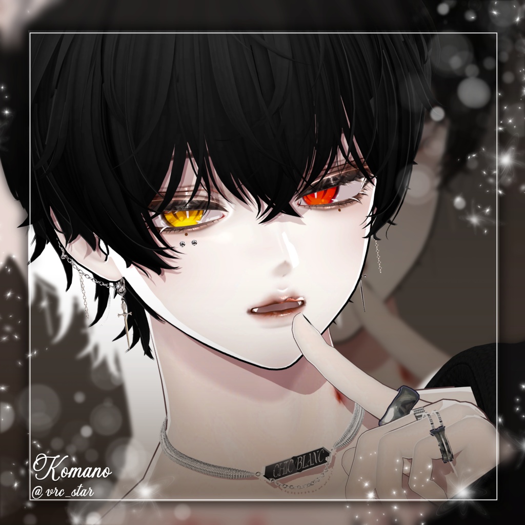 ✨SALE✨ 【 3 Men Avatars 】 Cozy Night makeup texture / Huwamon X Chic Blanc Collaboration