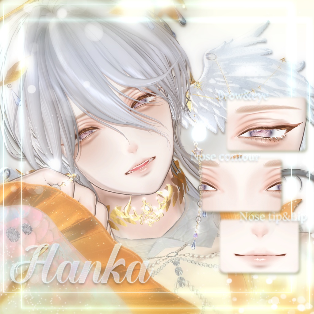 【 3 Men Avatars 】 Sun Kiss makeup texture