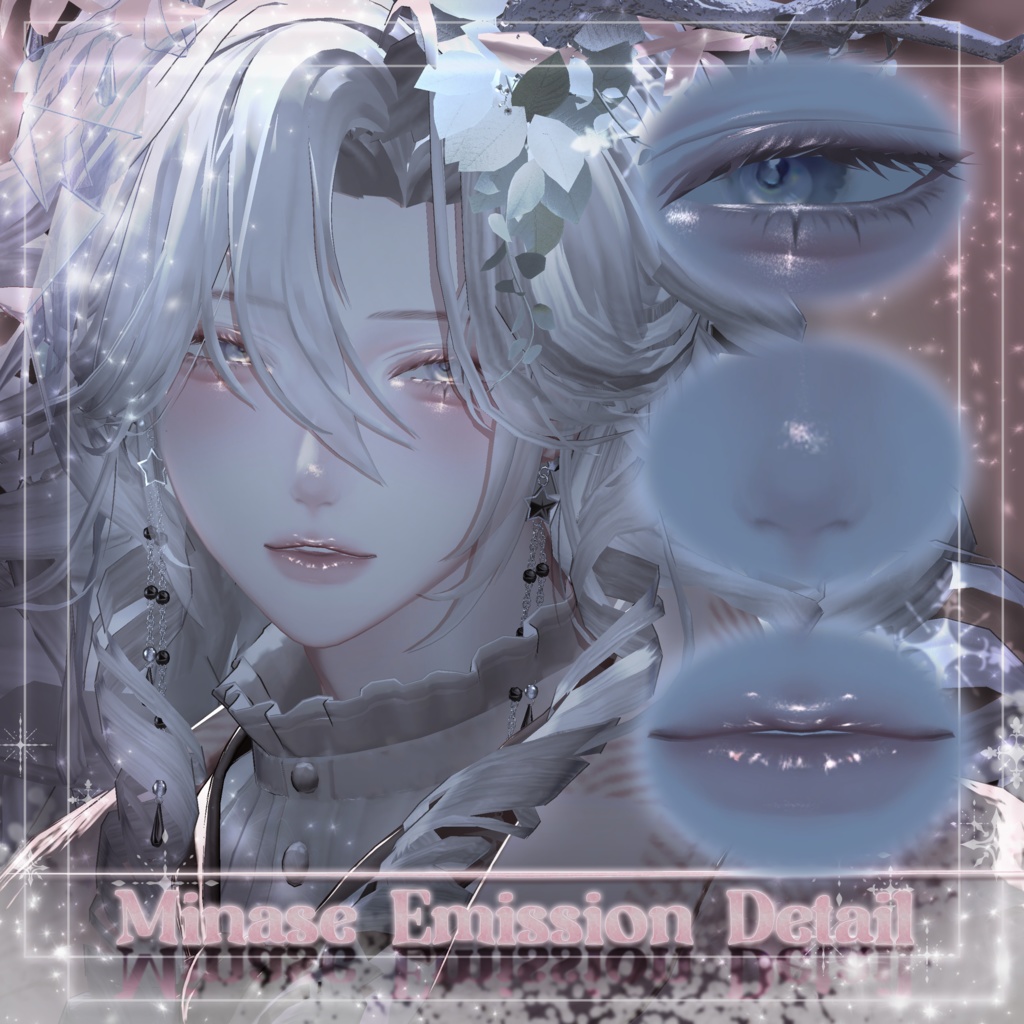 【 3 Men Avatars 】 Snow Cotton makeup texture