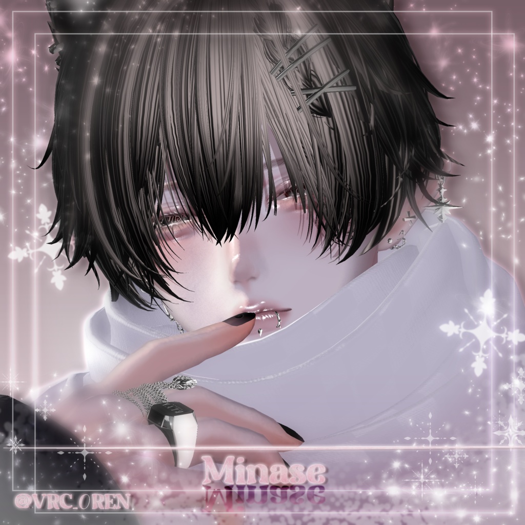 【 3 Men Avatars 】 Snow Cotton makeup texture