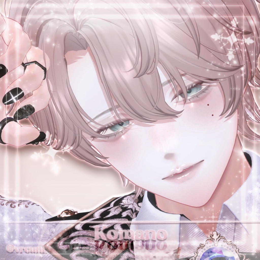 【 3 Men Avatars 】 Snow Cotton makeup texture